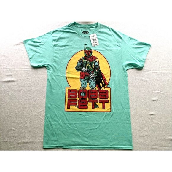 Star Wars Other - Men's Star Wars Boba Fett t-shirt Size Medium Mad Engine Green Graphic NEW